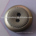 plastic nickel free plating 2 hole silver buttons